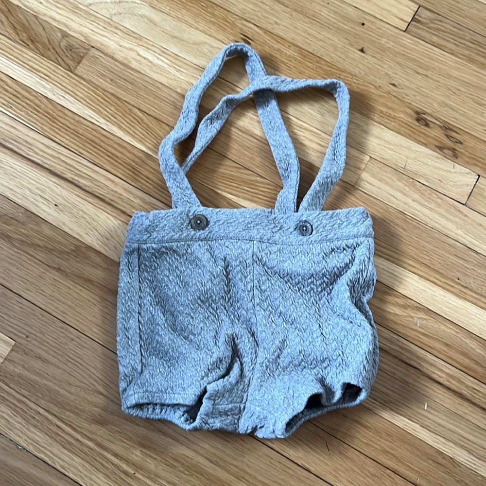 PAZ Rodriguez baby boy gray knit romper size 24M